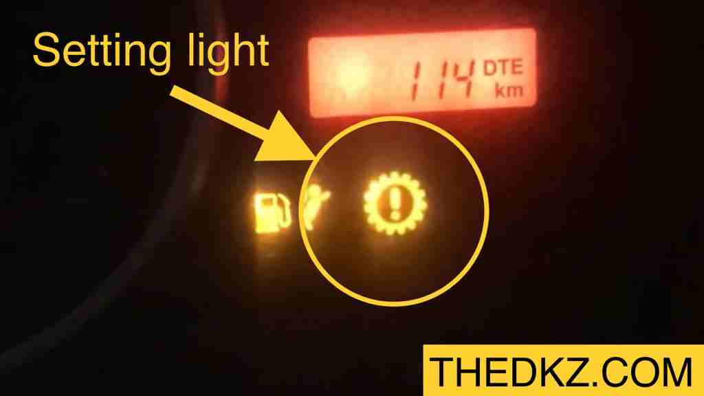 ford figo setting light blink problem